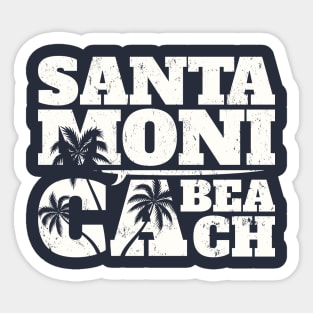 Santa monica beach Sticker